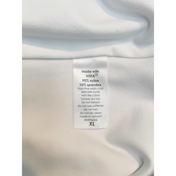 Susana Monaco White Long Sleeve Top XL Cropped Off-Shoulder Orig. Price $118.00 - Picture 9 of 9